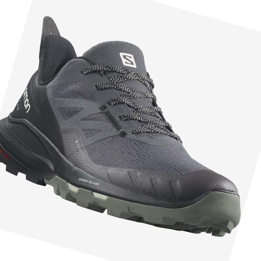 Salomon OUTPULSE GORE-TEX Túracipő Férfi Szürke | HU 2044YXF